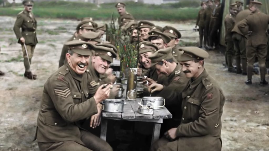 Peter Jackson film "They Shall Not Grow Old" after restoration