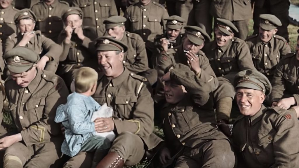Peter Jackson film "They Shall Not Grow Old" after restoration