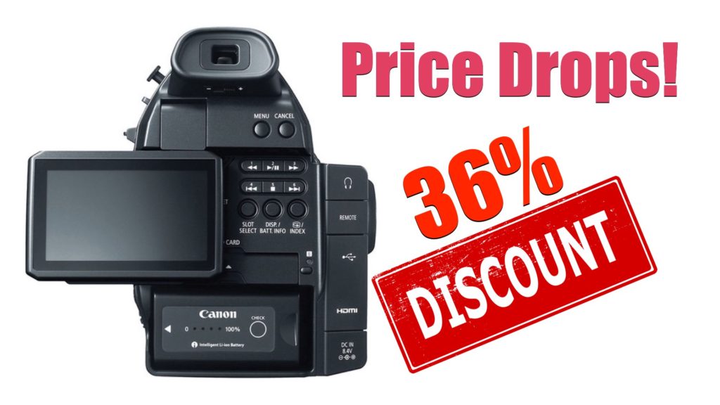 Canon C100 36 percent discount