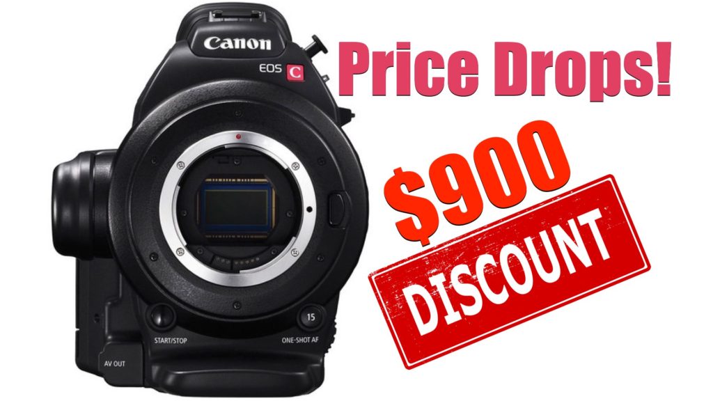 Canon C100 $900 discount