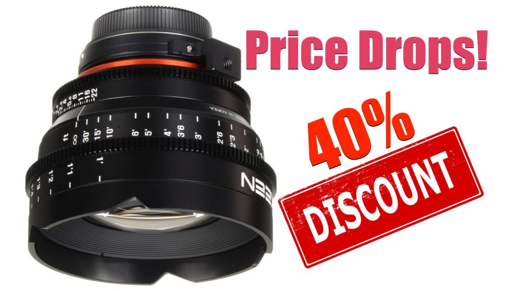 40% discount on the Xeen 16mm