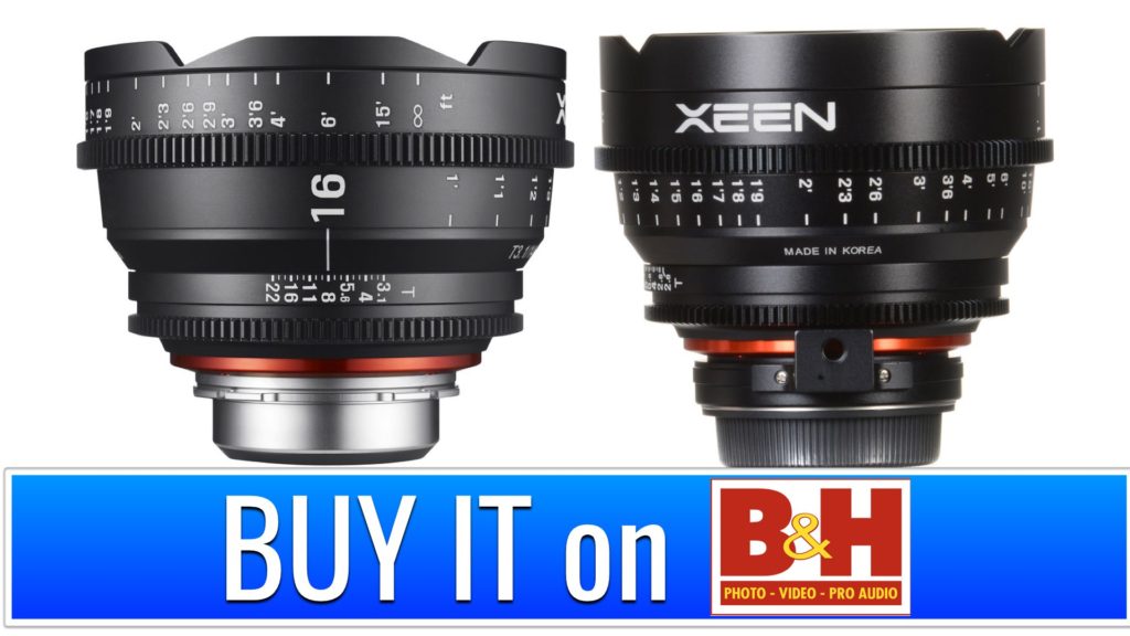 Buy Xeen 16mm cinema lens