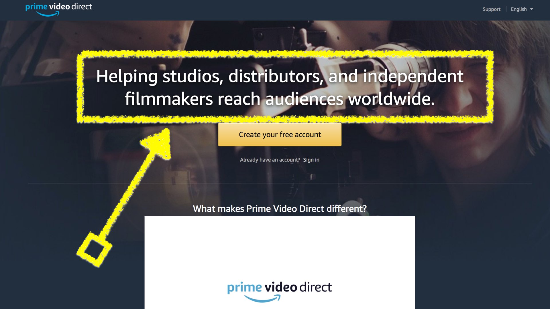 Amazon Prime Video Direct statement
