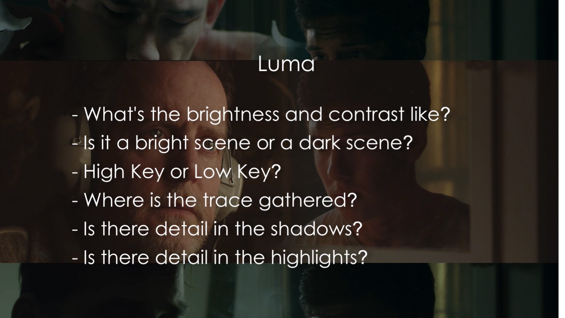 Analyzing Luma