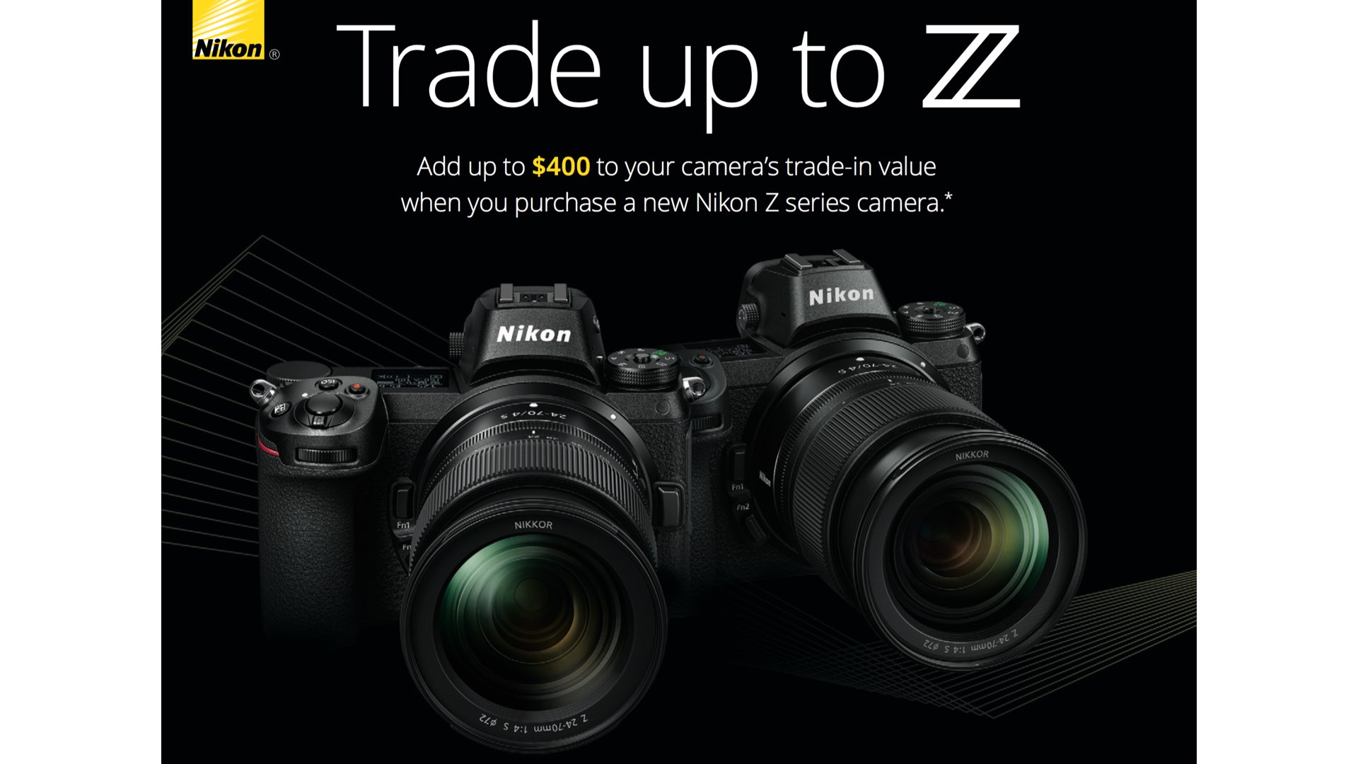 Nikon’s “Trade Up to Z” camera trade-in 