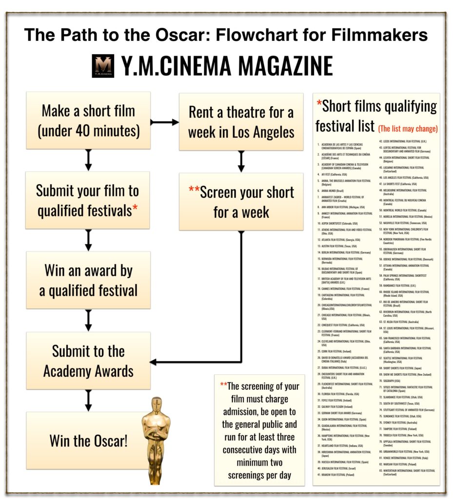 The Path to the Oscar - Flowchart for Filmmakers