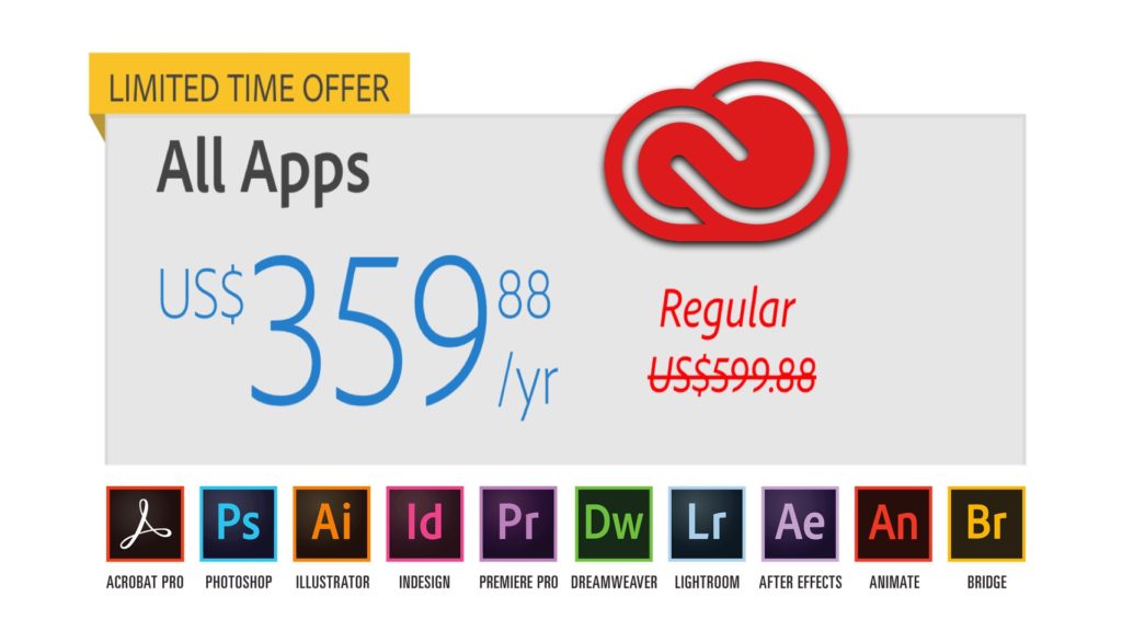 Adobe Creative Cloud discount