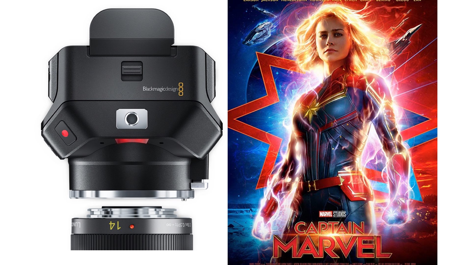 Blackmagic Design Micro Cinema Camera & Captain Marvel