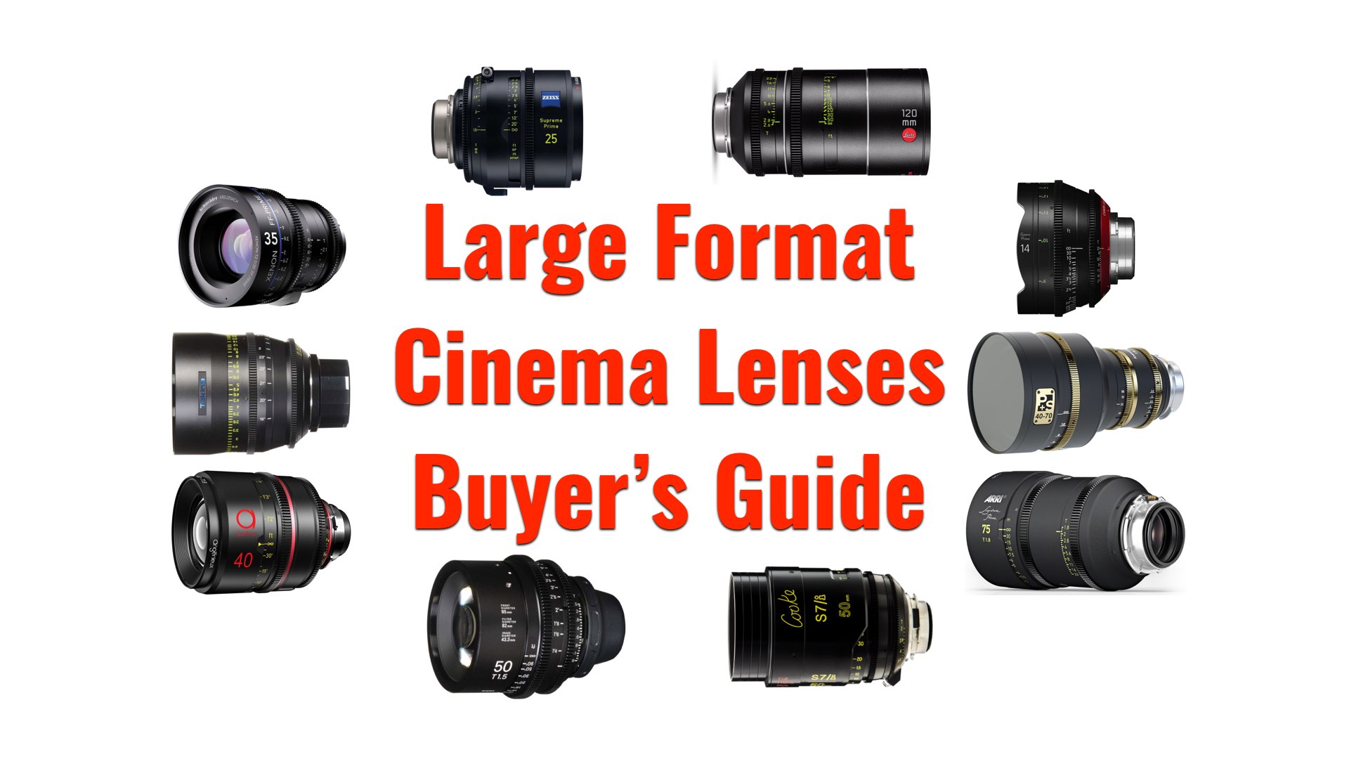 Large Format Cinema Lenses Buyer’s Guide