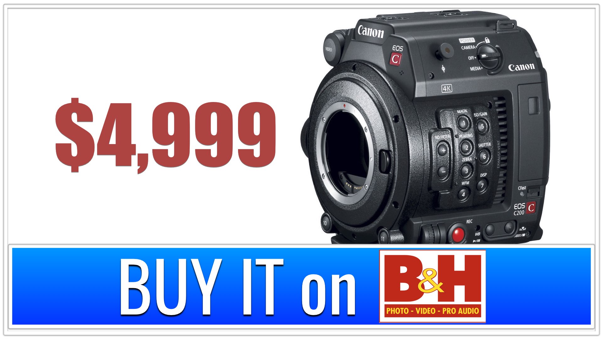 Buy Canon EOS C200B