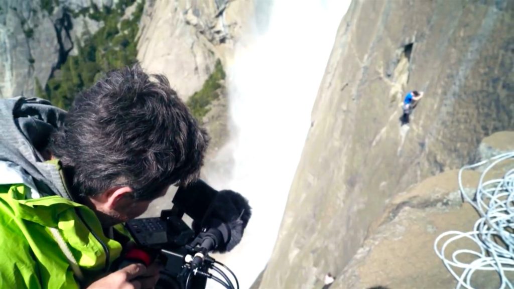Free Solo: Canon C300 Mark II in action: Screenshot from Canon