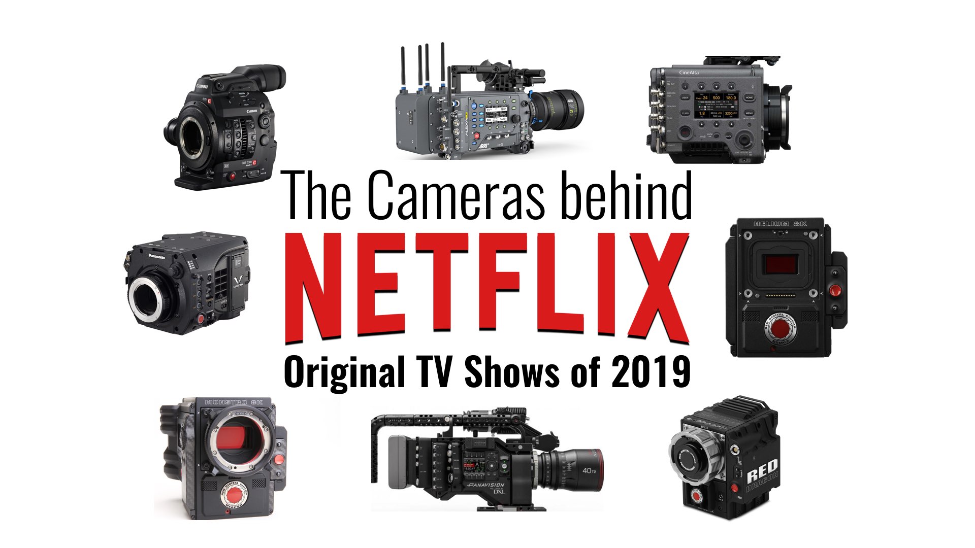 Camera manufacturers behind 43 Best Netflix Original TV Shows of 2019