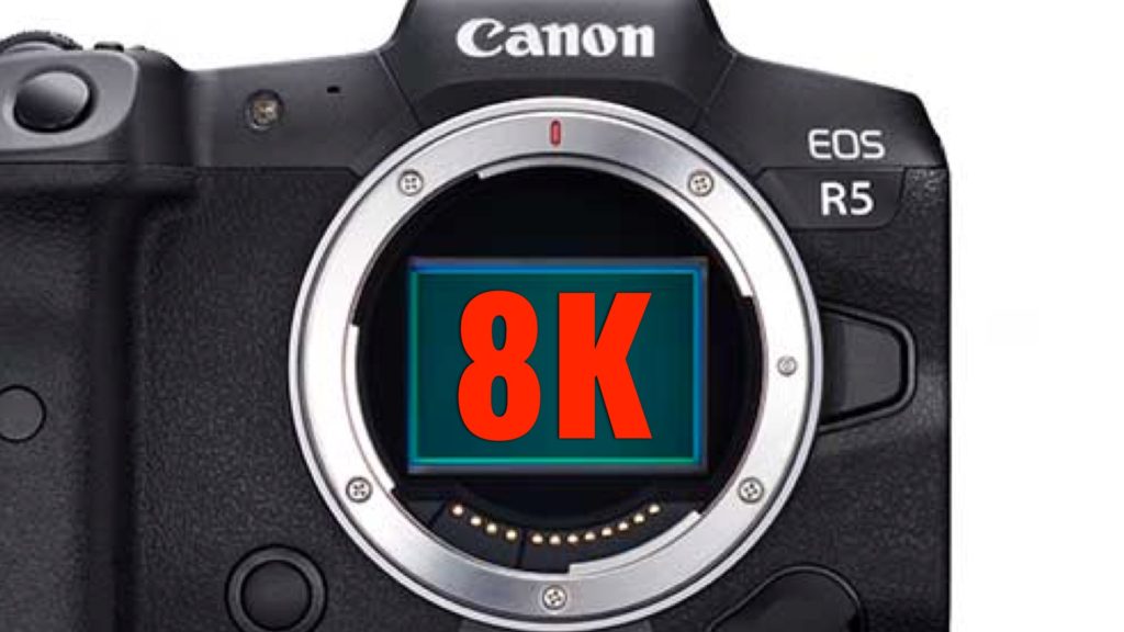 Canon EOS R5: 8K internally (no-crop)