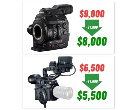Canon drops prices of the C200 and C300 Mark II