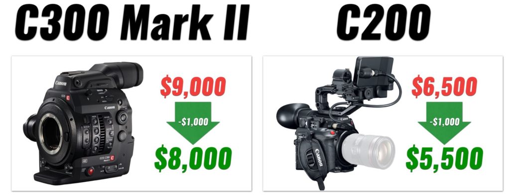 C200 and C300 Mark II new prices