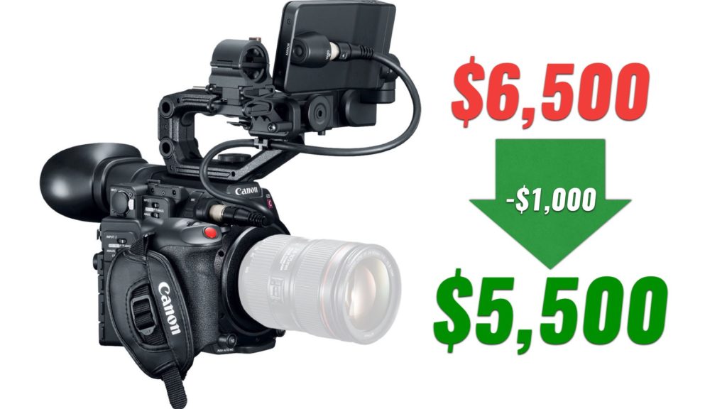 Canon C200 $1,000 price drop