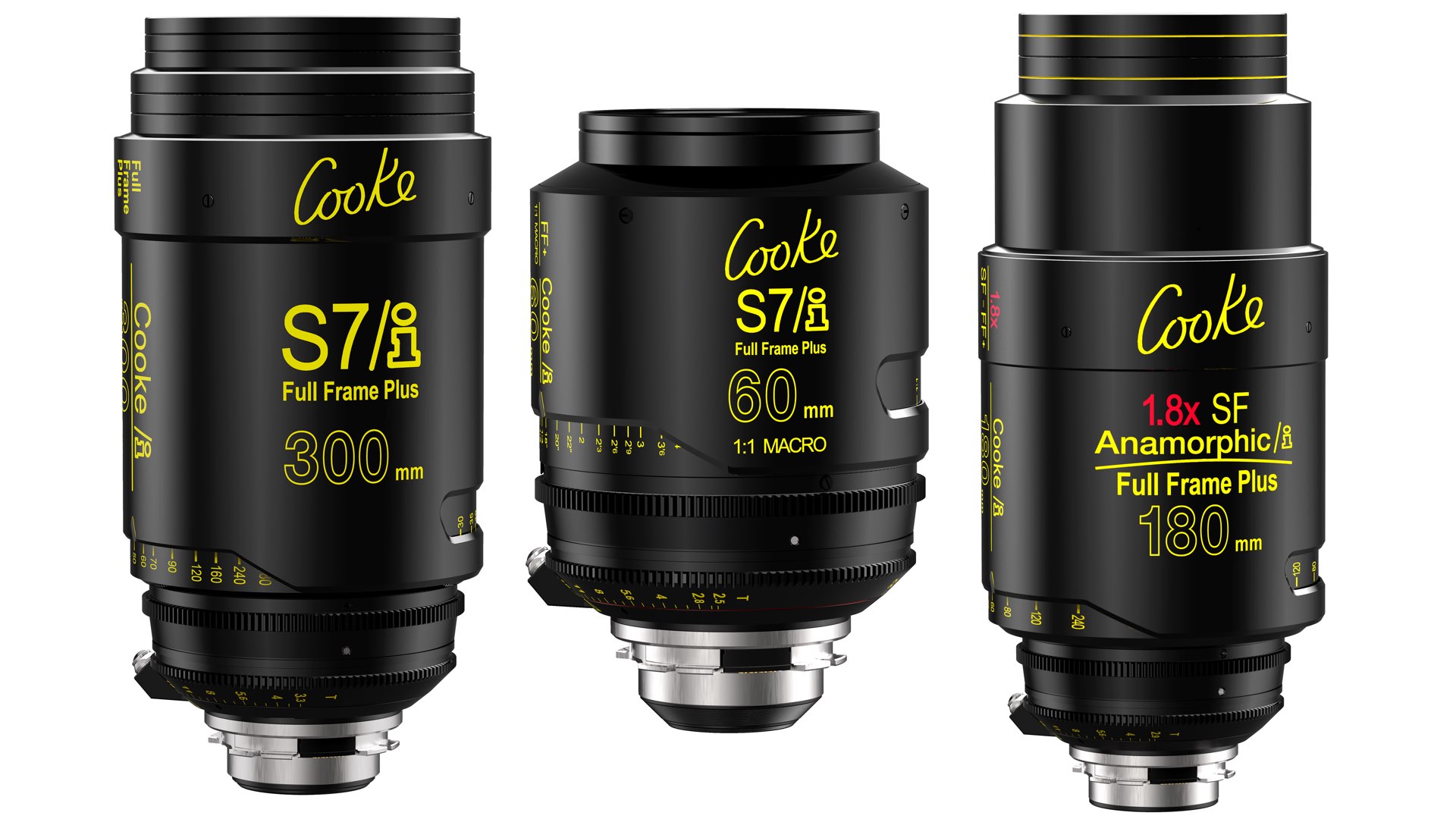 Cooke new Lenses to S7/i and Anamorphic/i Full Frame Plus Series