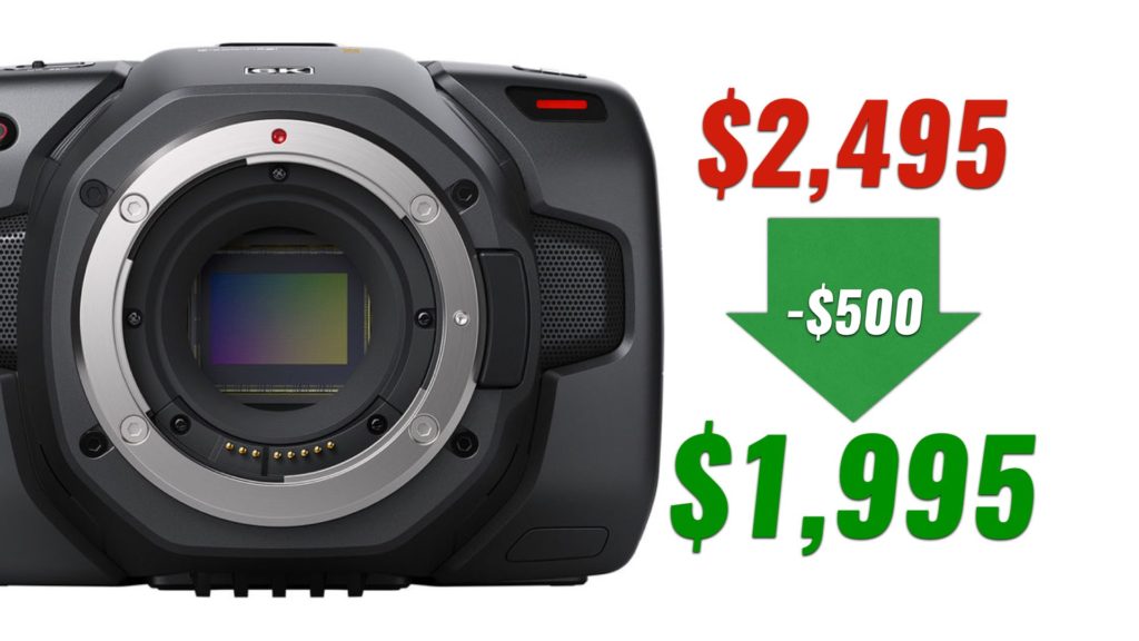 Blackmagic Design Pocket Cinema Camera 6K: Price reduction of 20%