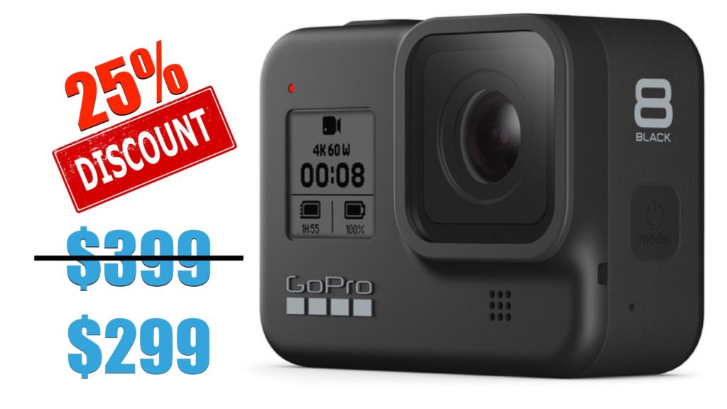GoPro HERO8 Black: $100 off