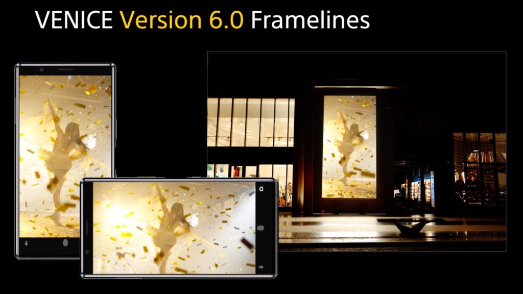 VENICE Version 6.0 Firmware: Frame-lines