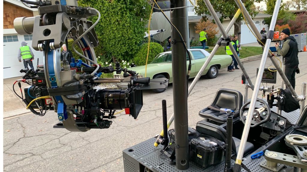 - The Cooke S7i 40mm on a Libra Head attached to the GripTrix tracking vehicle - this rig was used for running shots in the street with Linda Cardellini outside Jen’s house exterior