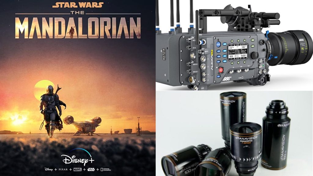 The Mandalorian: DP Greig Fraser, ASC, ACS, and DP Baz Idoine. Camera: ARRI ALEXA LF. Lenses: Panavision T-Series and Ultra Vista.