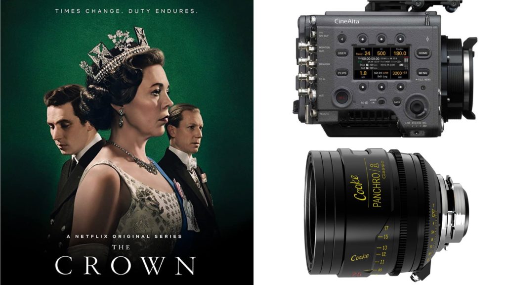 The Crown: DP Adriano Goldman, ASC, BSC, ABC. Camera: Sony VENICE. Lenses: Cooke Speed Pancho and Zeiss Super Speed.