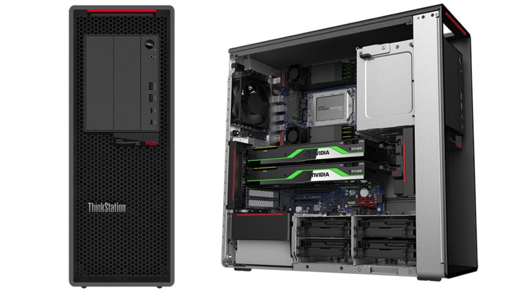 Lenovo ThinkStation P620 with with the AMD Threadripper Pro CPU and NVIDIA GPU configuration