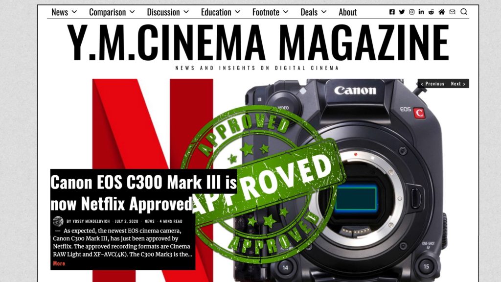 Y.M.Cinema Magazine main stream - slider