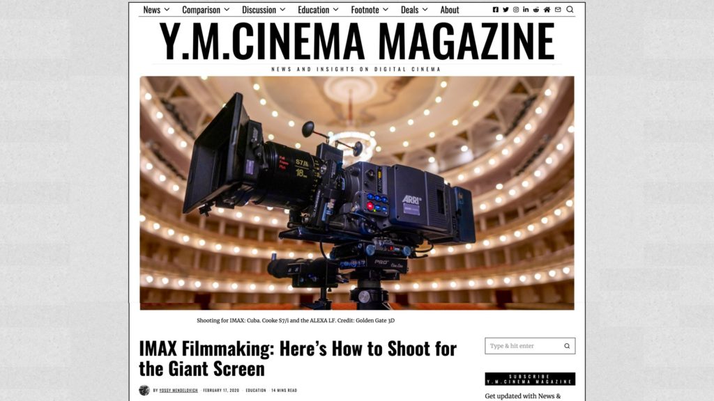 Y.M.Cinema Magazine: New design