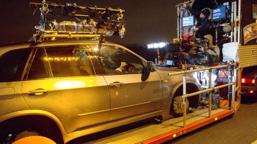 Locke BTS: RED Epic cameras rigged to the main location (car)