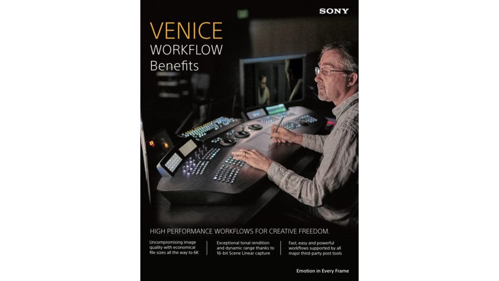 VENICE Workflow Benefits document
