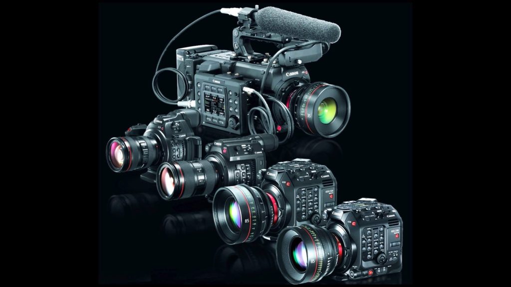 The Cinema EOS family (without 8K)