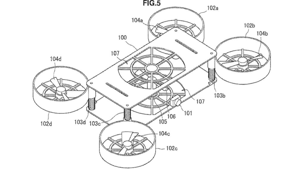 The Sony patent: Flying Camera and a System