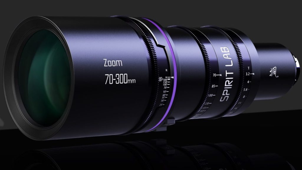 The Spirit Lab Zoom 70-300mm T3.2 Full-Frame Cinema Lens