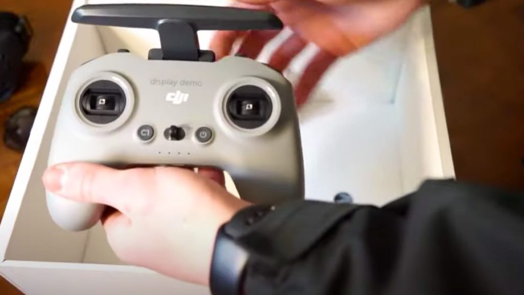 DJI FPV drone's controller