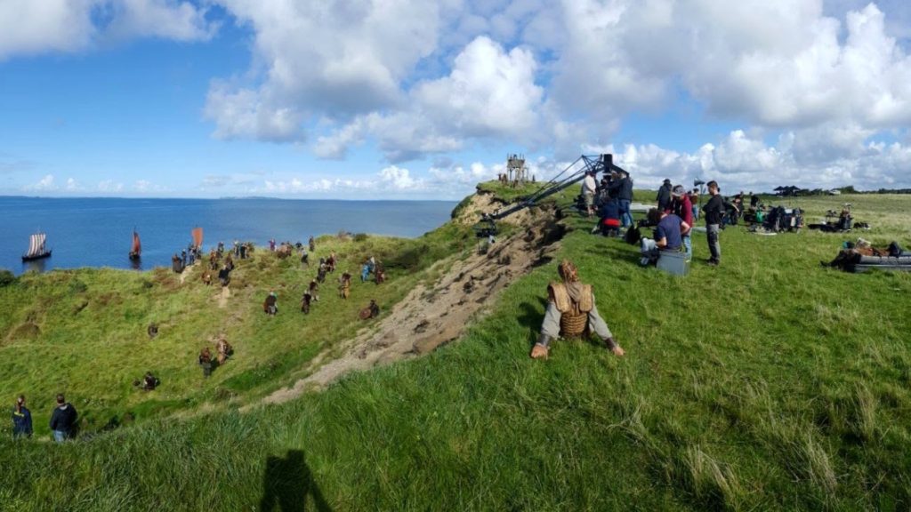 Shootingday 1 of the feature Redbad the Legend. Starting on a cliff in Denmark.