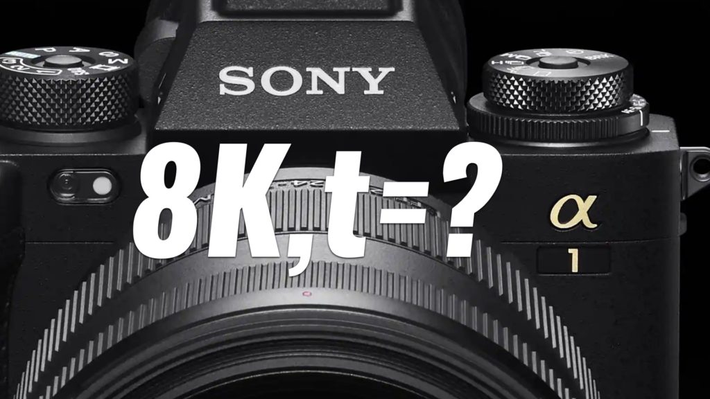 Sony Alpha 1 and overheating in 8K recording