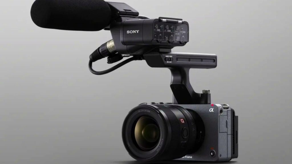 Sony FX3 with the XLR handle