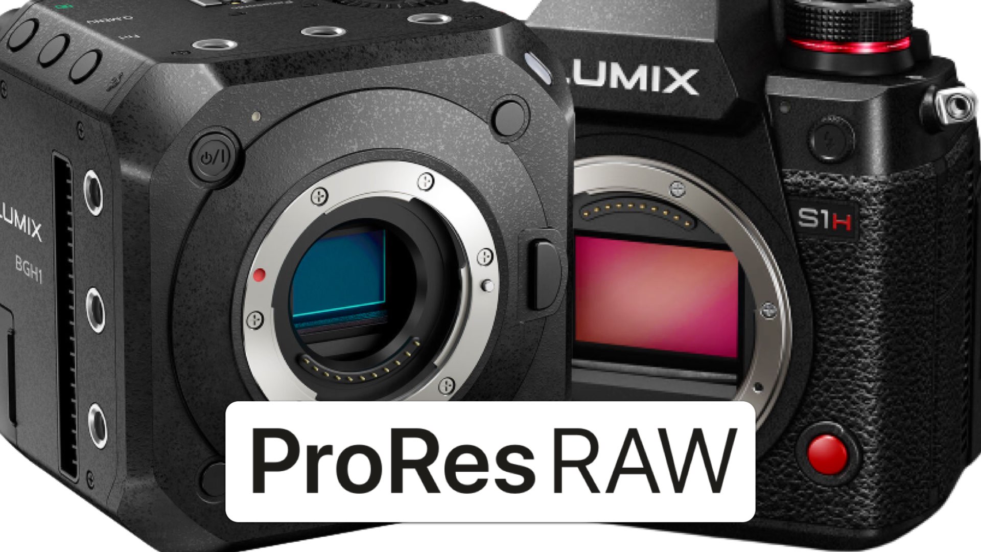 LUMIX BGH1 and LUMIX S1 can now Record ProRes RAW