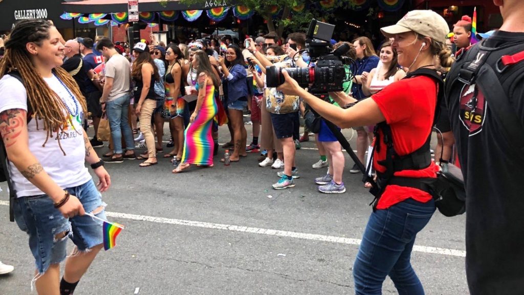 Filming Capital Pride in Washington D.C.