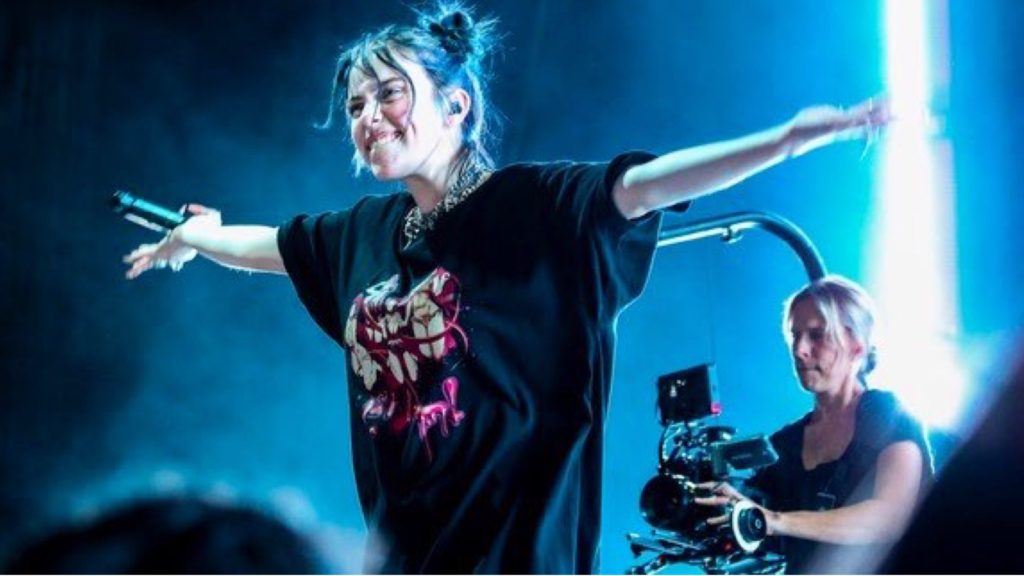 Filming Billie Eilish. Captured by NY Times