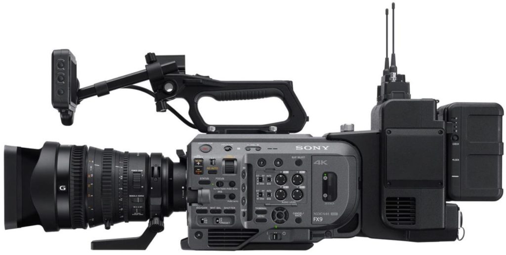 The Sony FX9 with the Extension Unit