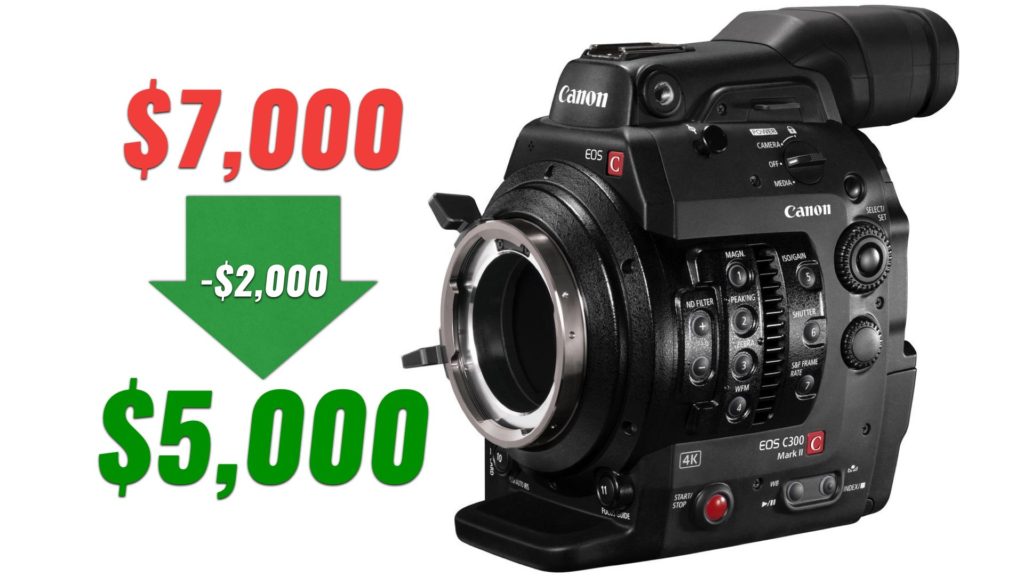 Canon C300 Mark II (PL): Price Drops From $7,000 to $,5000