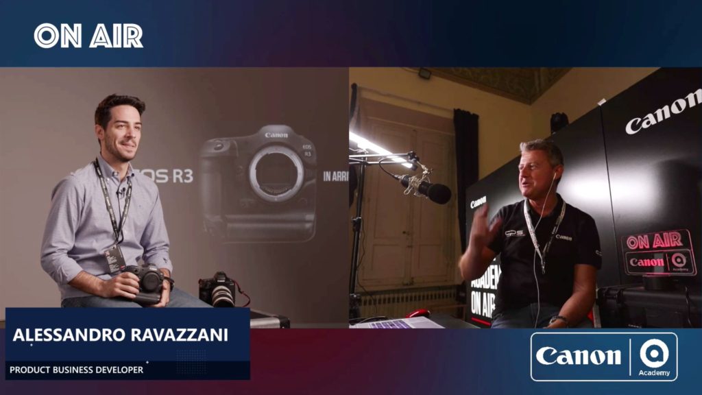 Alessandro Ravazzani -  Product Business Developer at Canon Italia in interview held by Canon Academy Italy at the Cortona Festival
