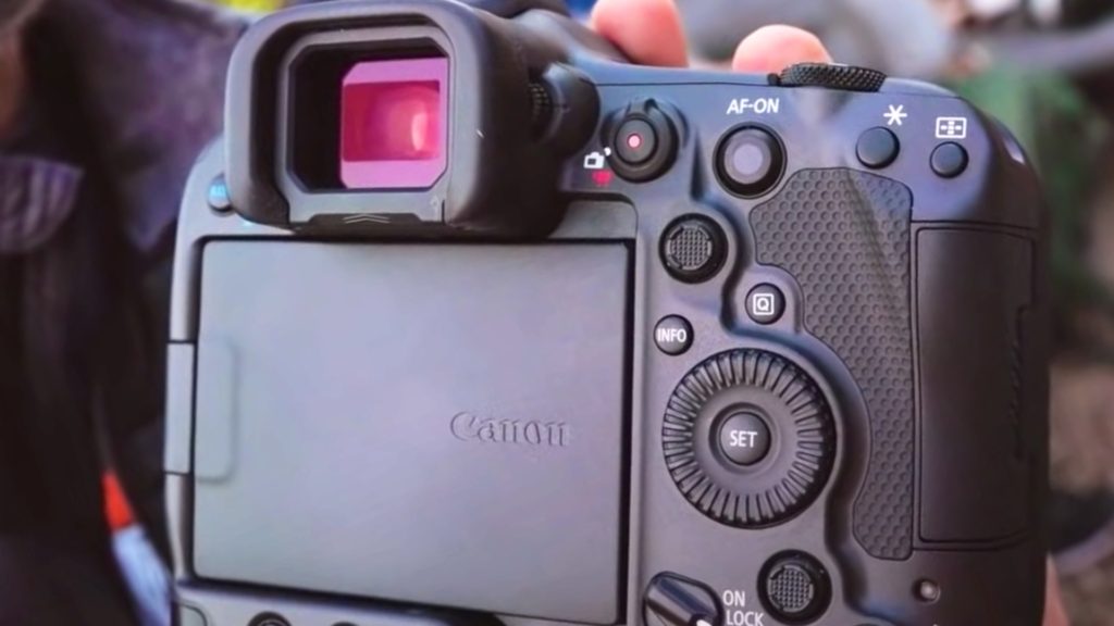 The Canon EOS R3 rear interface. Picture: Gianluca Bocci