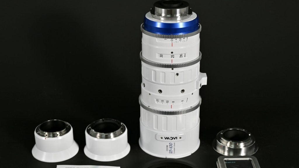 Venus Optics Laowa OOOM 25-100mm T2.9 Cine Lens Bundle (White)