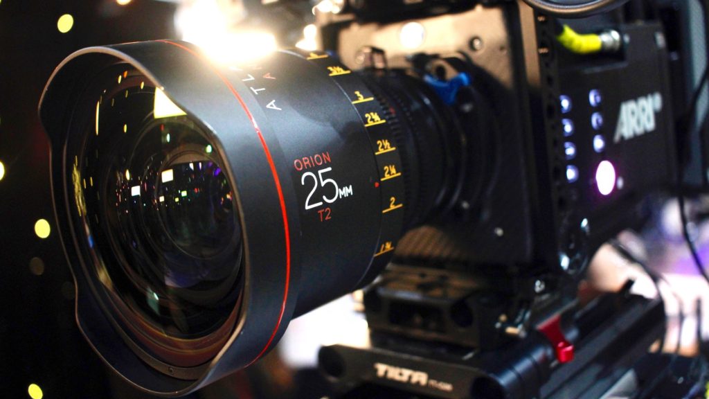 Atlas Debuted the 25mm T2 Orion Series 2X Anamorphic Prime. Image credit: Y.M.Cinema Magazine
