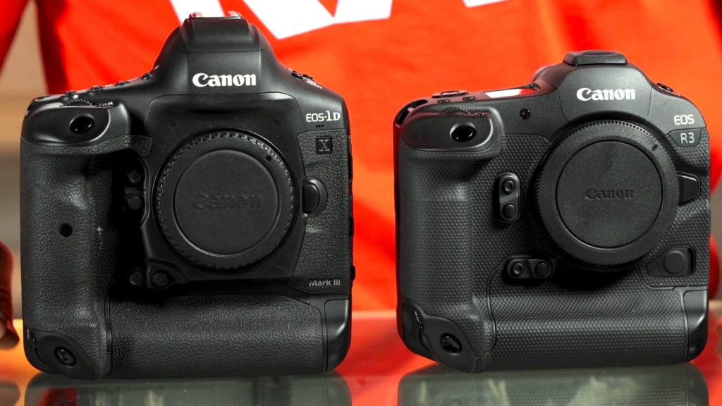 Canon EOS R3 vs. 1D X Mark III. Image: Jared Polin