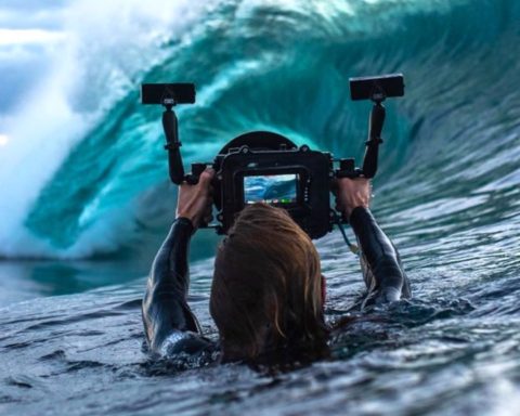 Surf Cinematography With the Blackmagic Pocket Cinema Camera 6K. Picture: Adrian Emerton Instagram